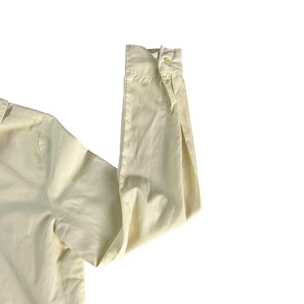 French Toast Long Sleeve Peter Pan Collar Shirt Girls 12 Yellow School Uniform - Picture 10 of 16